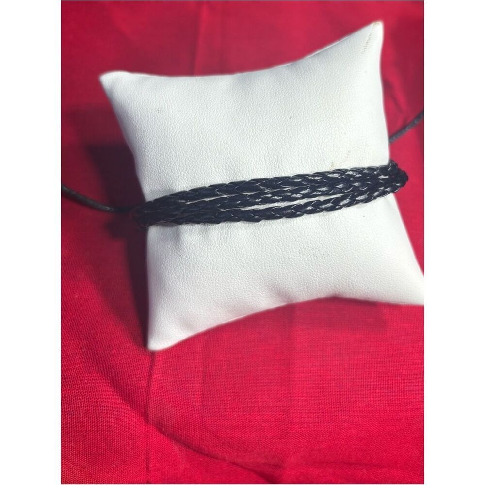 New Men's Leather Wrap Adjustable Bracelet